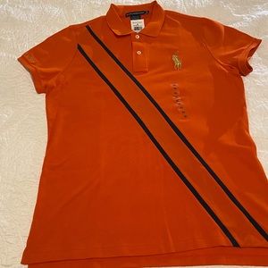 Ralph Lauren Polo Shirt - Orange, Size XL